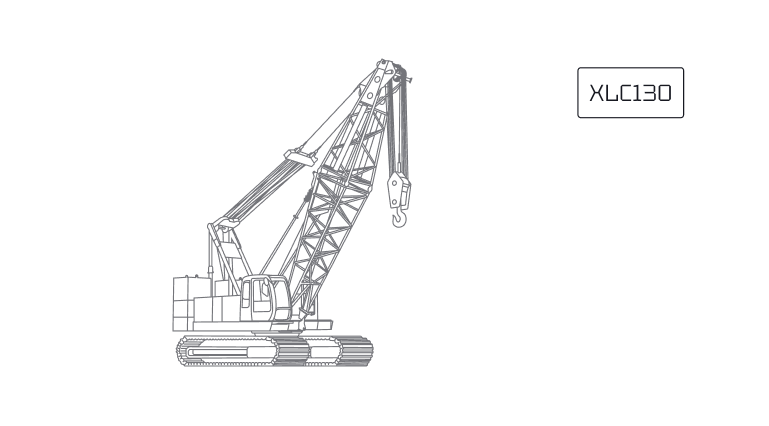 Гусеничный кран XCMG XLC130